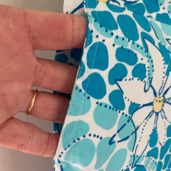 Lilly Pulitzer Crop Capri Pants White Label Cheetah Leopard Pattern - Picture 7 of 10